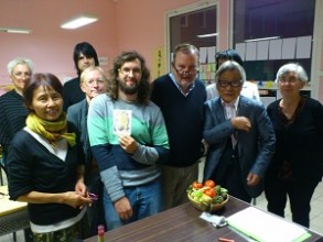 2013oct Peinture en lettre  par Maître KIYOSAKI 2